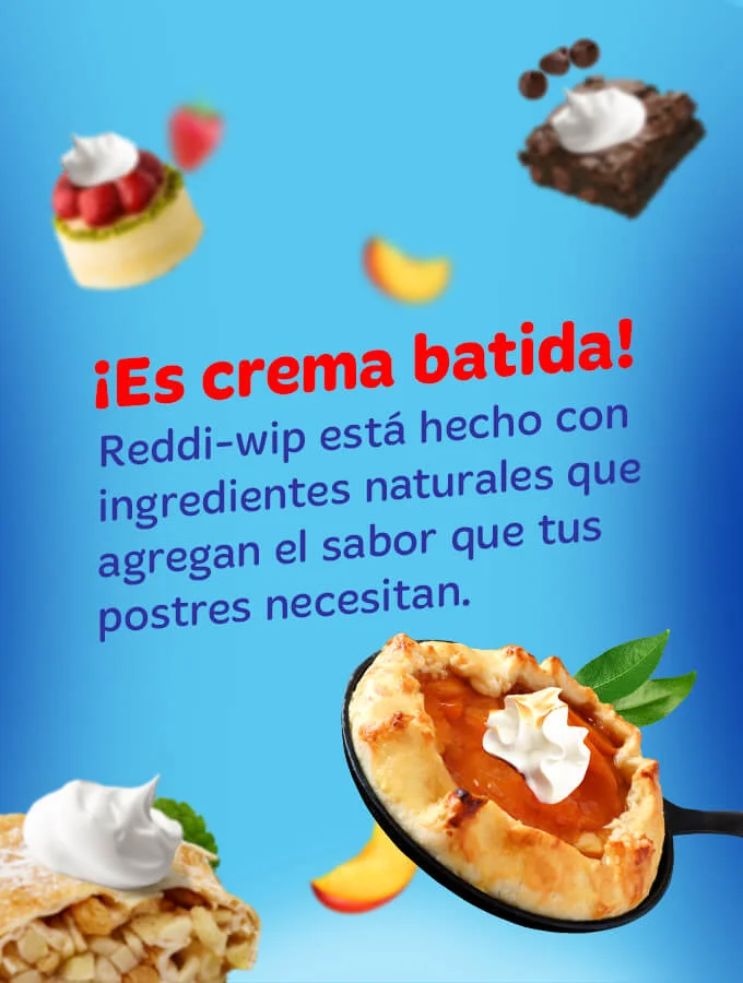 Reddi Wip crema batida: ingredientes naturales