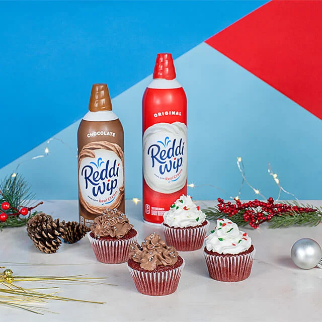 Cupcakes fresa Reddi Wip®