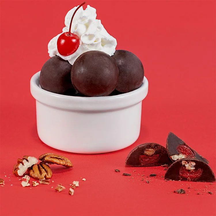 Chocolates rellenos de cereza